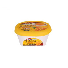 2020 Plastic Packaging Container Frozen PP Yoghurt Tub Pot Yogurt Cup with Lid Spoon